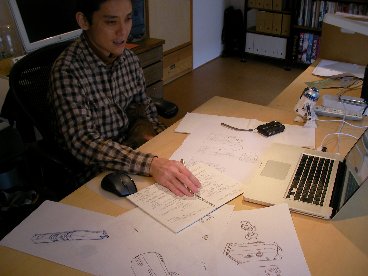 団地SOHO、作業デスク