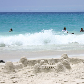 クアベイにて砂の城