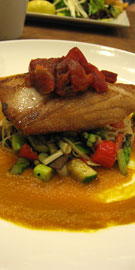 ヒロベイカフェの魚料理
