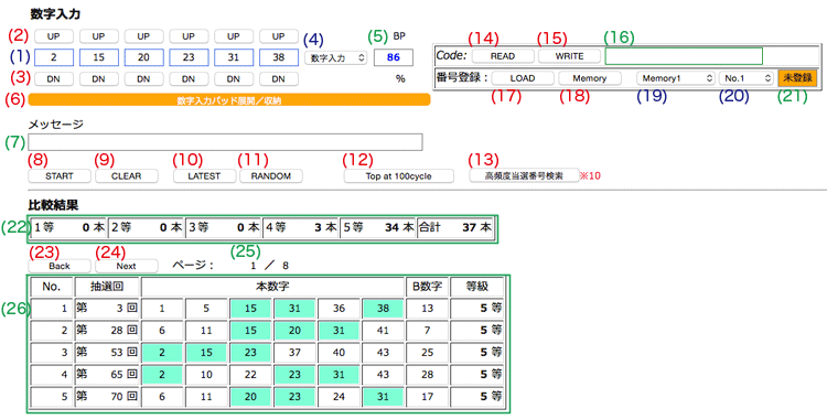 ロト6当選番号検索 ロト6当選番号速報一覧最新｜第1603回2021年7月15日(木)