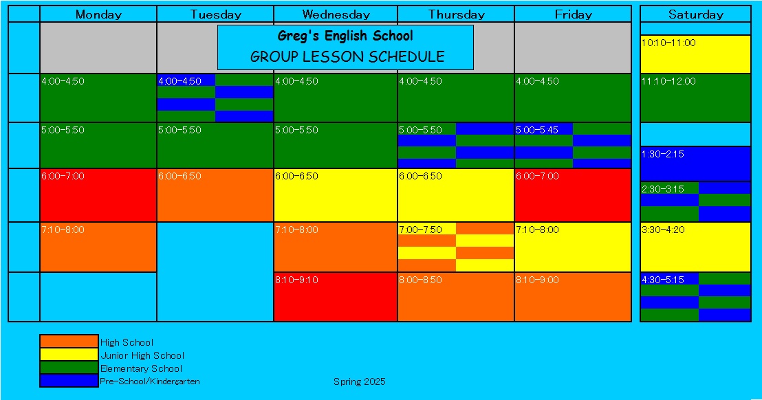 schedule