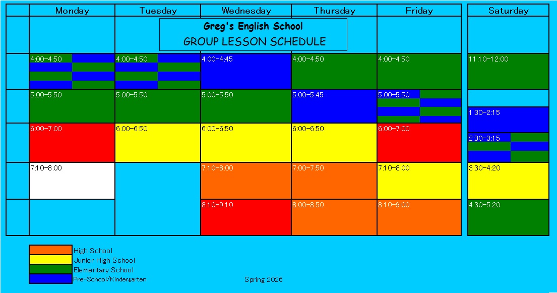 schedule