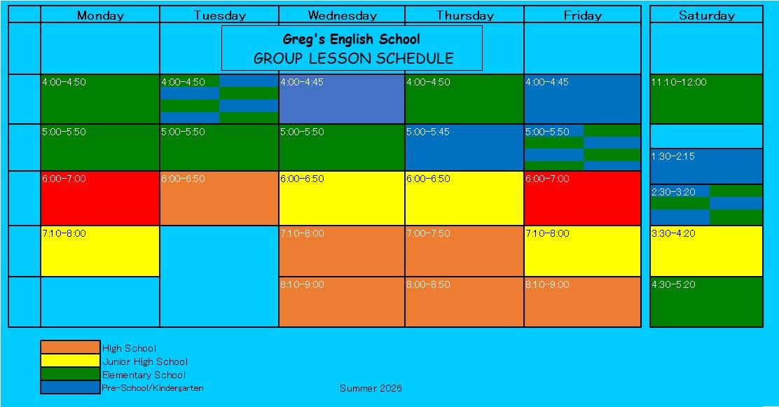 schedule