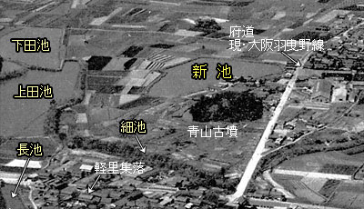 ⑬ 新池周辺の昔の様子(南東より)