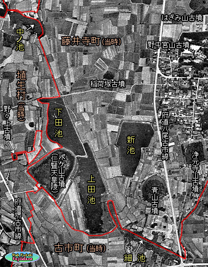 ⑤戦後間もなくの上田池周辺の様子