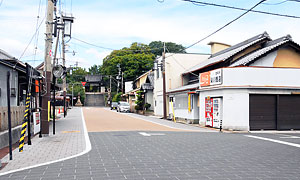 ③ 府道１８９号(Ｃ地点から北を見る)