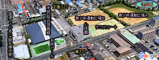 ⑥ ３Ｄ化・疑似鳥瞰写真(南西より)