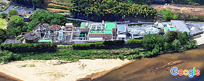 芝山衛生センターの疑似鳥瞰写真