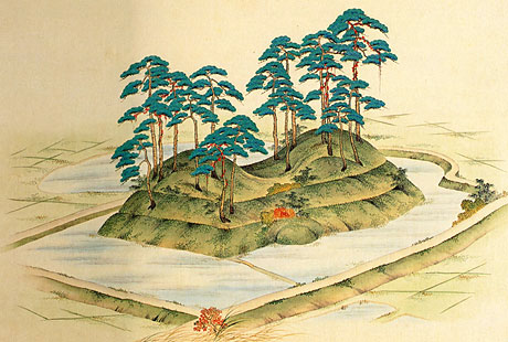 ⑩ 修陵前の仲哀天皇陵の様子(南東より)