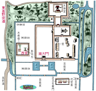 17) 「寛文12年 河州志紀郡道明寺絵図」