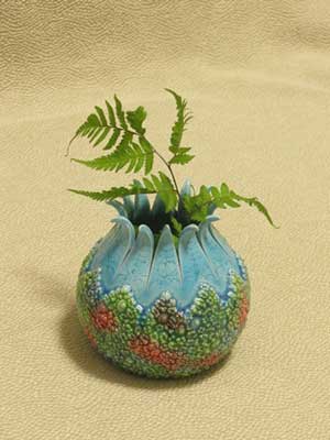 船戸あやこ「vase en faience」