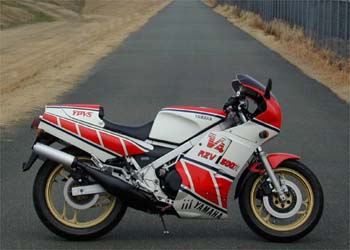 ꂪYAMAHA@RZV500RłIJbRCCI