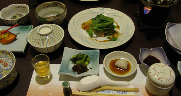 ボリューム満点の夕ご飯