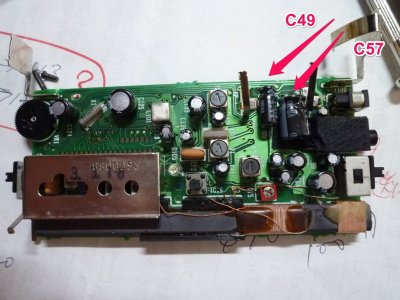 RF-U06 コンデンサ交換後