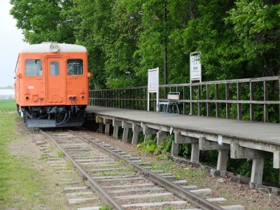幸福駅のホーム