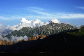 槍ヶ岳と北鎌尾根