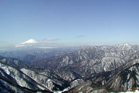 塔ノ岳より西方