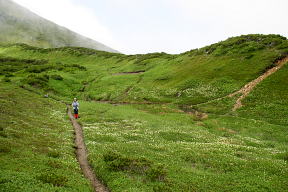 三ツ峰のテント場