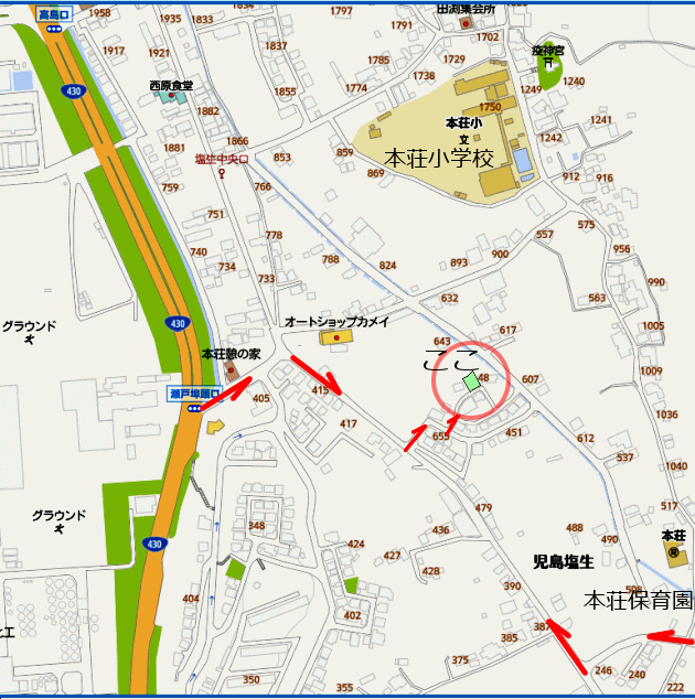 児島塩生南土地近隣