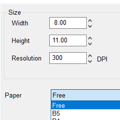 DPI and Paper Sizes