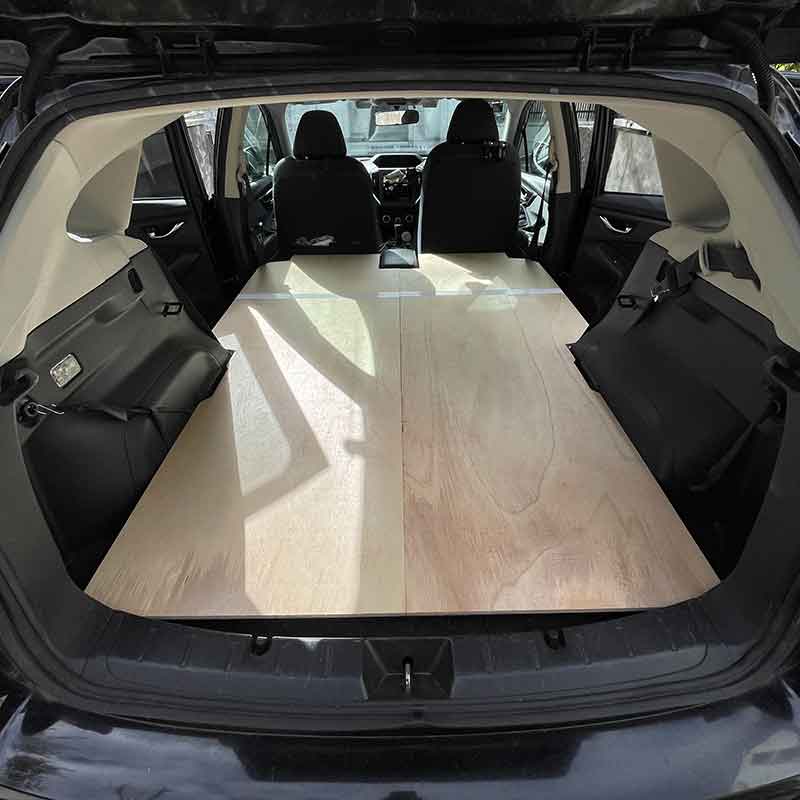 スバルXV車中泊ベッド
