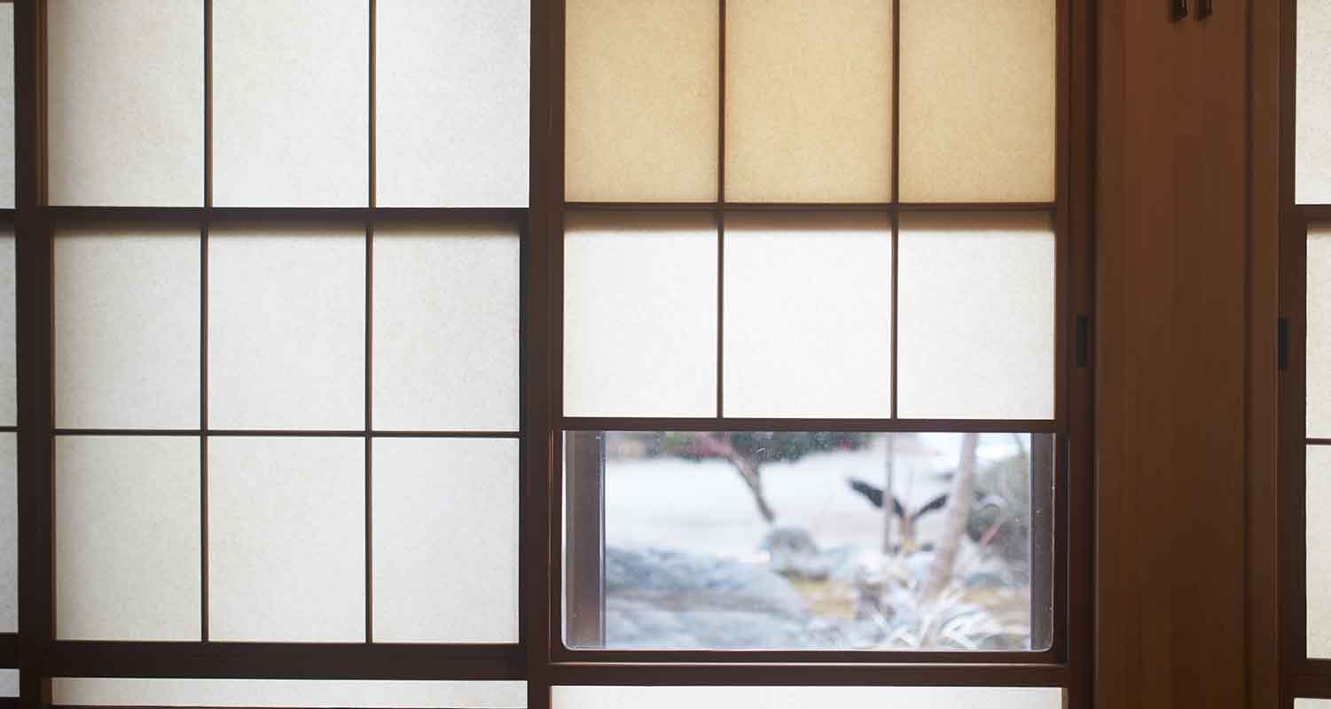 湘南・平塚　古民家リノベーションの雪見障子