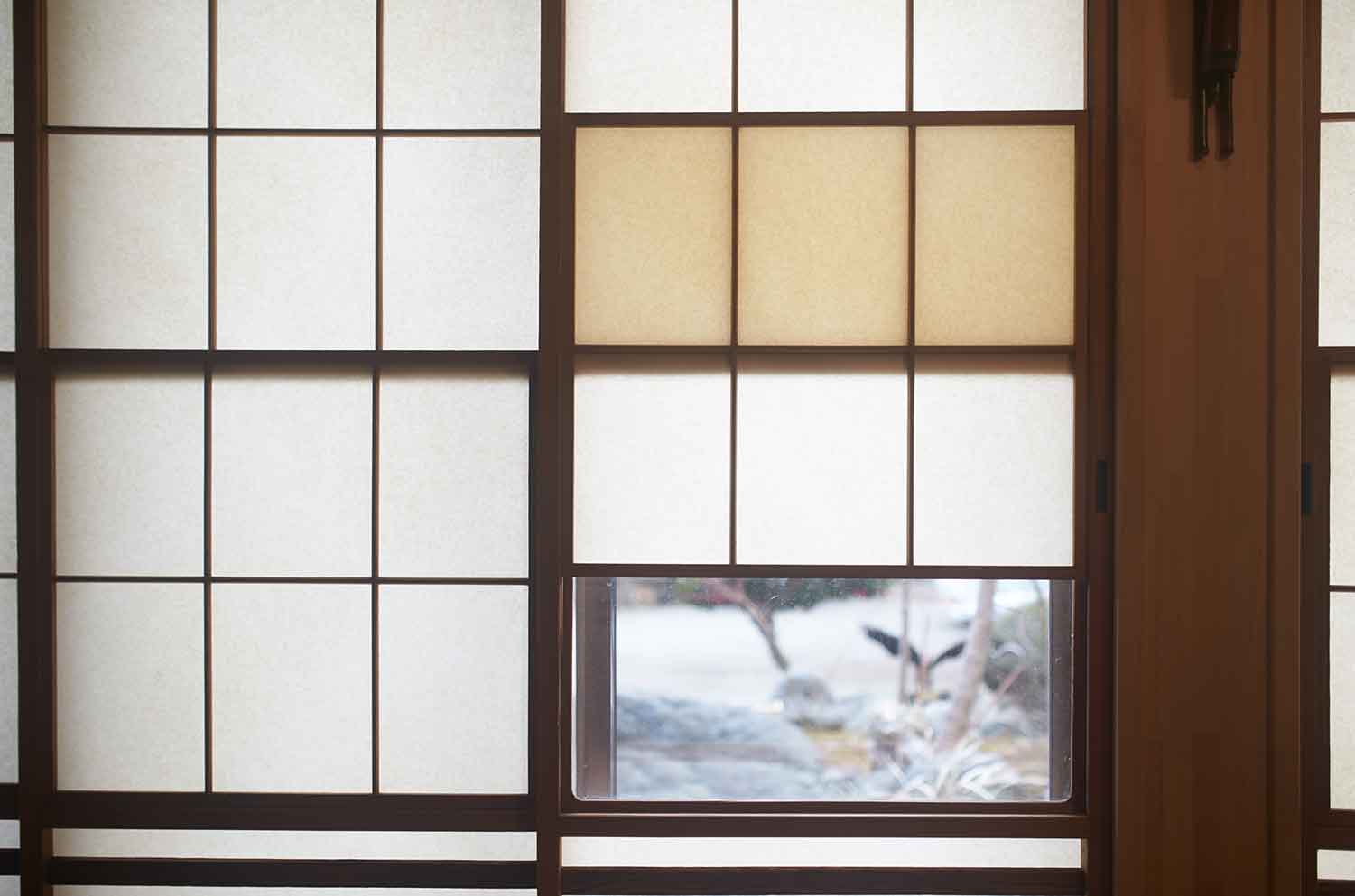 湘南・平塚　古民家リノベーションの雪見障子