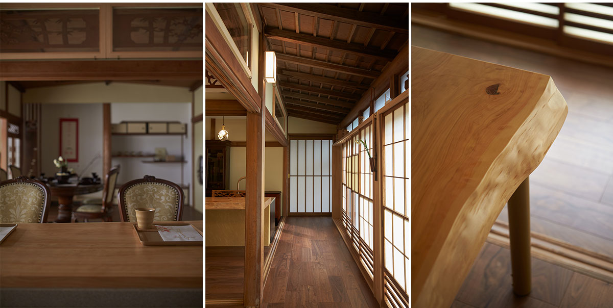 カウンターと広縁