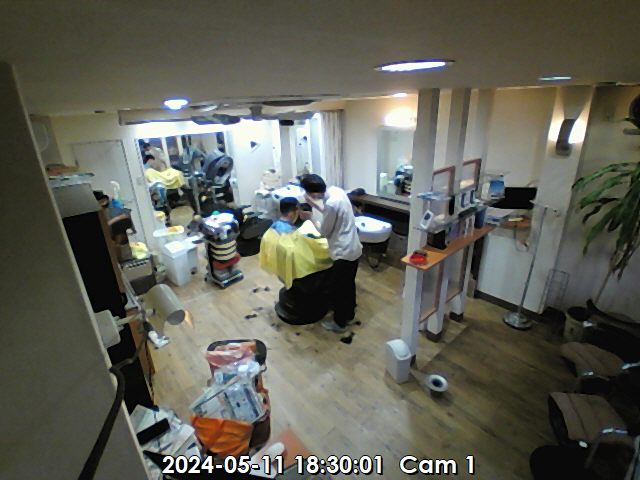 店内のライブカメラ