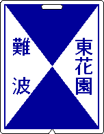 近鉄電車・運行標識板