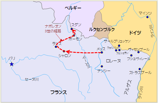 普仏戦争関連地図