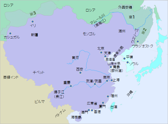 20世紀初頭の中国と日本