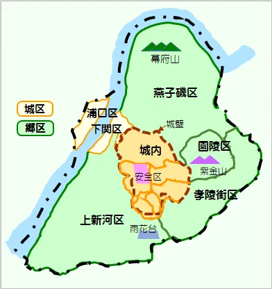 南京市の概念地図