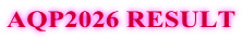 AQP2026 RESULT