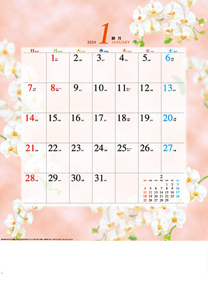 名入れカレンダー制作 -四季の舞
