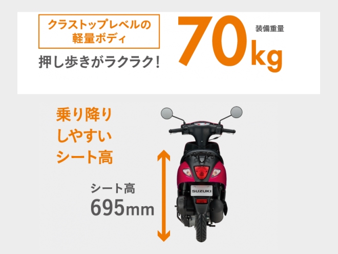 バイク詳細 Let S レッツ 新型エンジン搭載