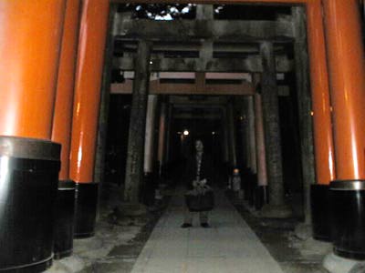 [Standing in The Torii Tunnel]