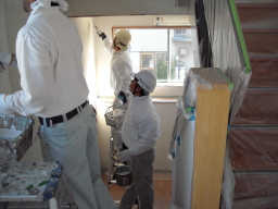 兄弟（柳川塗装店）にて浜松のボランティア塗装に参加してきました