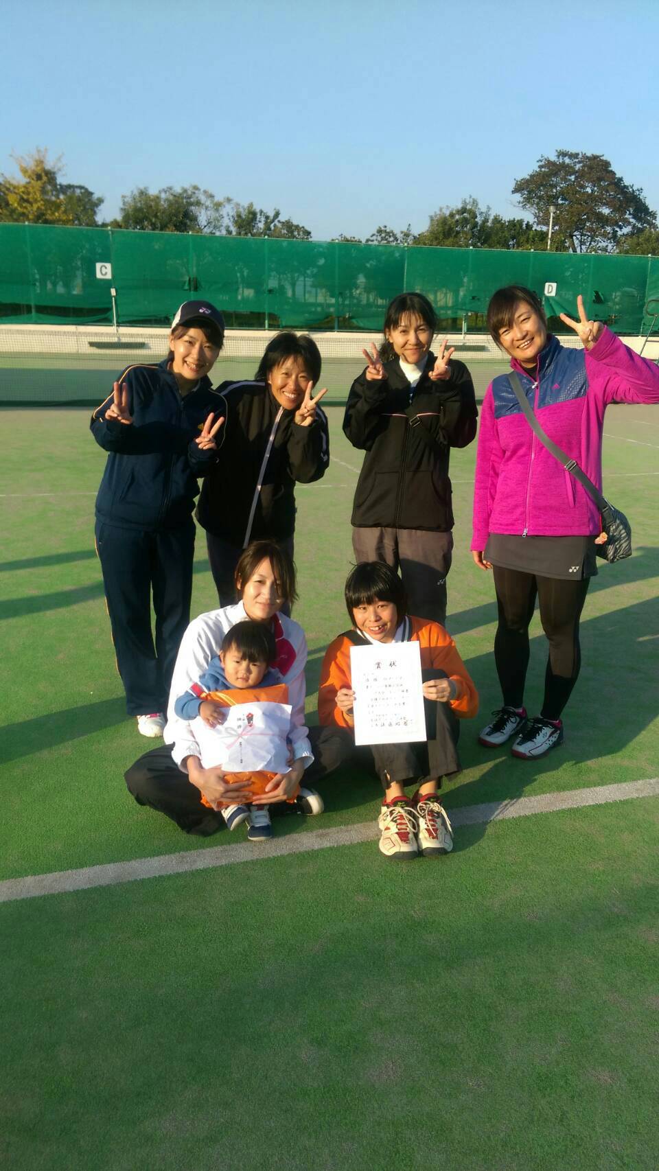 女子Aチーム 2016年葛飾区リーグ団体戦2部優勝