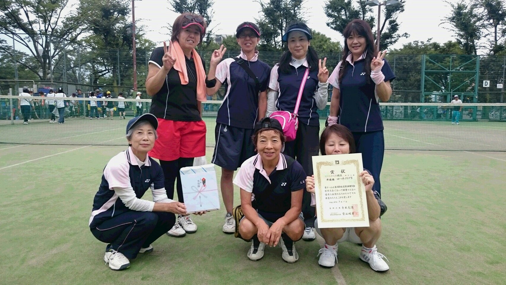 女子Bチーム 2016年葛飾区秋季団体戦3部準優勝
