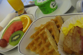 機内食朝食　洋食