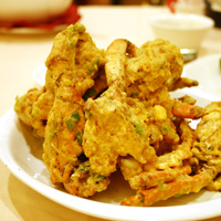 カニの揚げ物