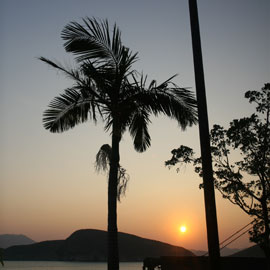 夕暮れ