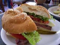 ランチのAioli'sのサンドイッチ
